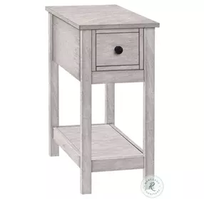 3963 Washed Gray 1 Drawer Accent Table