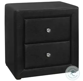 5603 Black 21" Nightstand