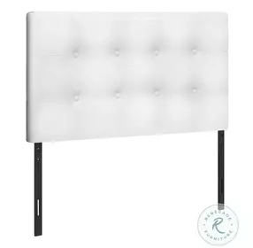6002T White Twin Size Headboard