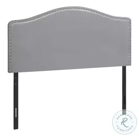 6011F Grey Full Size Headboard