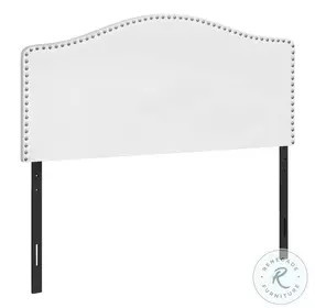 6012F White Full Size Headboard