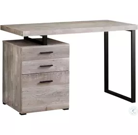 Taupe Wood 48" Computer Desk