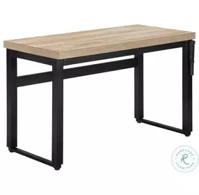 7678 Natural 48" Adjustable Computer Desk