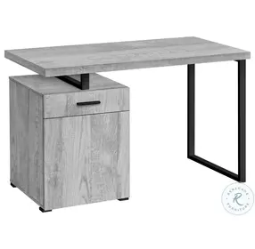 7763 Grey Computer Desk