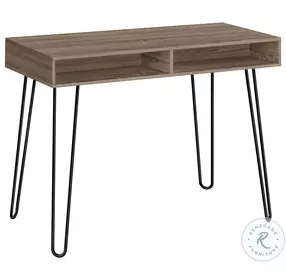 7772 Dark Taupe Computer Desk