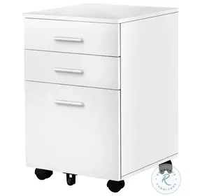 7780 White Filing Cabinet