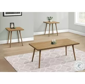 7898P Light Walnut Occasional Table Set of 3