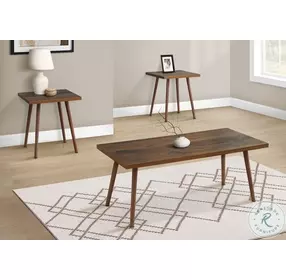 7899P Walnut Occasional Table Set of 3