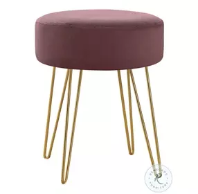 9001 Plum Ottoman