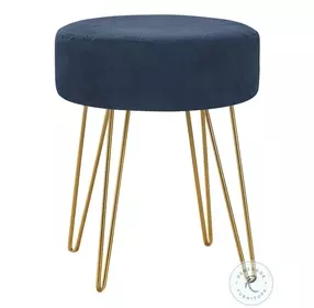 9002 Blue Ottoman
