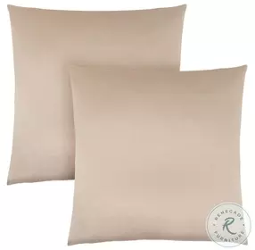 9335 Gold Satin 18" Pillow Set Of 2