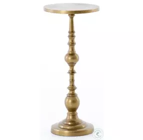 Calhoun Antique Brass End Table