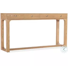 Documents Light Natural Pecan Documents Console Table