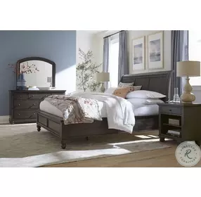 Cambridge Cracked Pepper Sleigh Bedroom Set