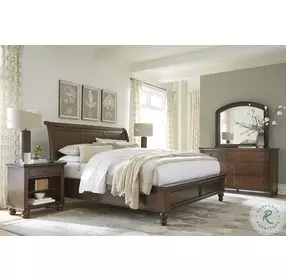 Cambridge Classic Cherry Sleigh Bedroom Set