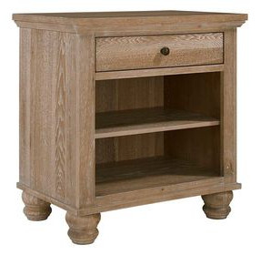 Cambridge Modern Khaki 1 Drawer Nightstand