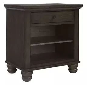 Cambridge Cracked Pepper 1 Drawer Bedside Nightstand