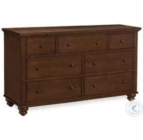 Cambridge Brown Cherry Double Dresser