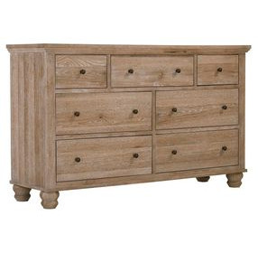 Cambridge Modern Khaki 7 Drawer Dresser