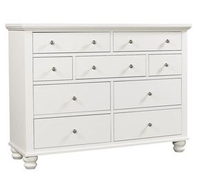 Cambridge White 9 Drawer Chesser