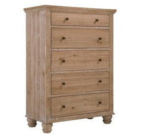 Cambridge Modern Khaki 5 Drawer Chest