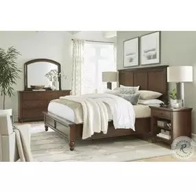 Cambridge Classic Cherry Panel Bedroom Set