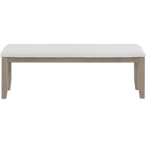 Lily Gray 54" Upholstered Bench