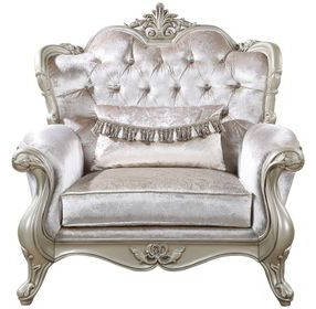 Monique Beige Upholstered Accent Chair