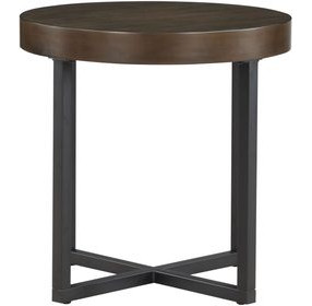 Yukon Brown Round End Table