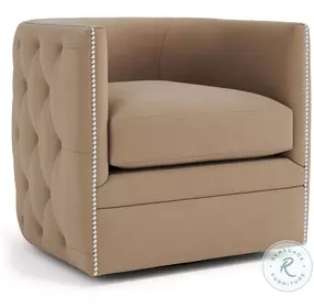 Palazzo Light Brown Swivel Chair