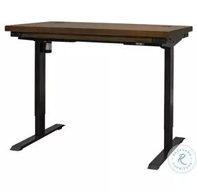 Addison Dry Auburn Sit Stand Desk