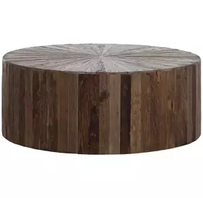 Cyrano Natural Elm Circular Coffee Table