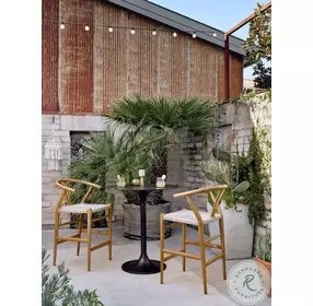 Simone Antique Rust Outdoor Counter Height Dining Set