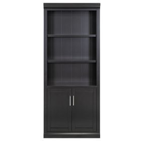 Abby Black Door Bookcase