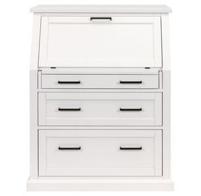 Abby White Secretary Desk