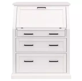 Abby White Secretary Desk