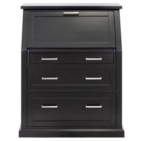 Abby Black Secretary Desk