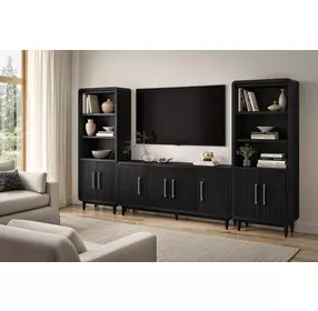 Camden Black Entertainment Wall