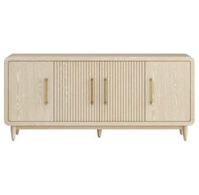 Camden White 4 Door TV Stand