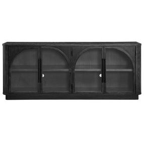 Harper Black 80" TV Stand