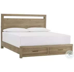 Modern Loft Modern Khaki King Panel Storage Bed