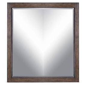 Modern Loft Brownstone Rectangular Dresser Mirror