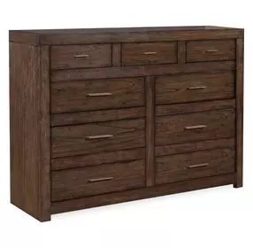Modern Loft Brownstone 9 Drawer Chesser