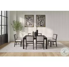 Montclair Rich Espresso Extendable Rectangular Dining Room Set