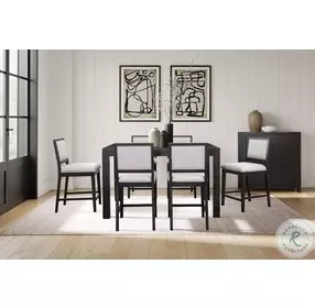 Montclair Rich Espresso Extendable Counter Height Dining Room Set