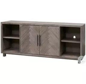Palisade Gray 80" Two Door TV Console