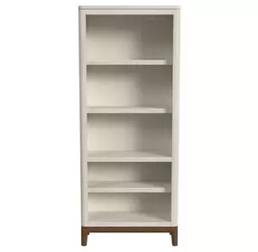 Pomona Soft White Open Bookcase