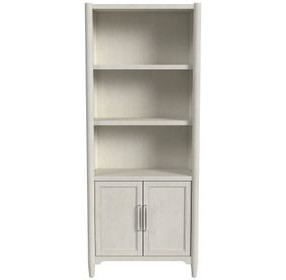 Towne White Door Bookcase