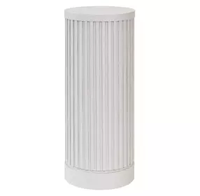 Tulane White 30" Round Side Table