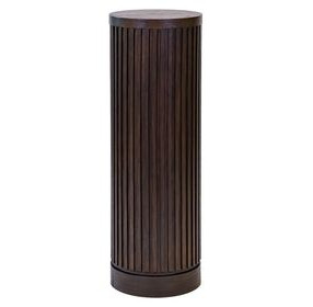 Tulane Brown 36" Round Side Table